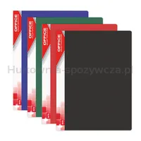 Teczka ofertowa OFFICE PRODUCTS, PP, A4, 620mikr., 20 koszulek, niebieska - 2