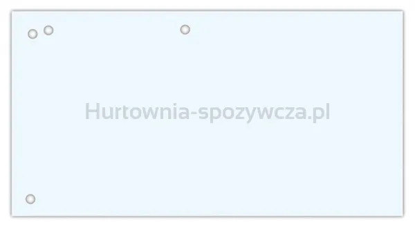 Przekładki OFFICE PRODUCTS, karton, 1/3 A4, 240x105mm, 100szt., białe