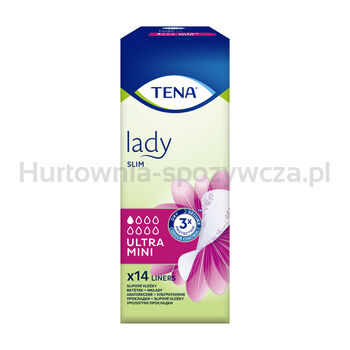 Tena Lady Wkładki Ultra Mini 14 Szt Wkładki Specjalistyczne