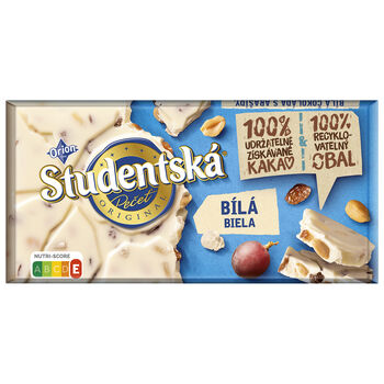 Orion Studentska Czekolada Biała 170G