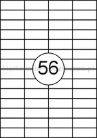 Office Product Etykiety 52,5x21,2mm, białe, 100 ark.  - 2