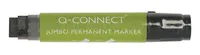 Q-Connect Marker przemysłowy Jumbo, ścięty, 2-20mm (linia), czarny  - 2