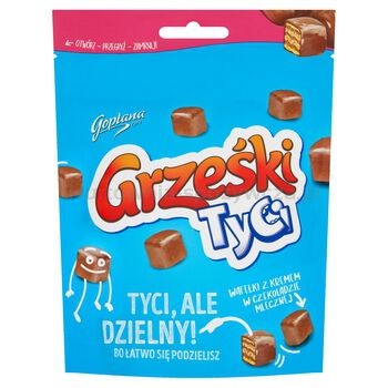 Grześki Tyci Wafelki Z Kremem W Czekoladzie Mlecznej 120 G