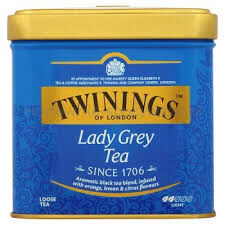 Twinings Herbata Liściasta Czarna Aromatyzowana Lady Grey 100g