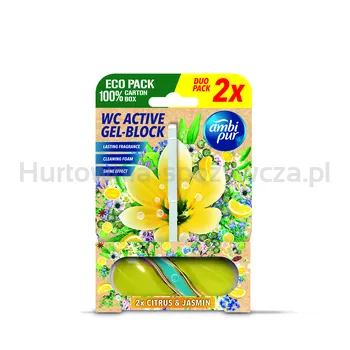 Ambi Pur Active Gel Block Zwieszka Do Wc Citrus &Amp Jasmin 2 X 45 G