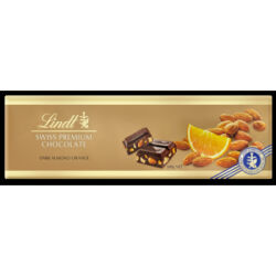 Lindt SWISS PREMIUM CHOCOLATE dark GOLD almond orange 300g