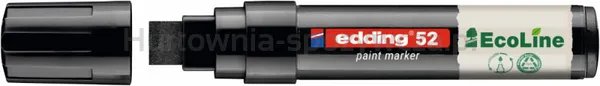 Marker olejowy na bazie wody e-52 EDDING EcoLine, 4-15mm, czarny