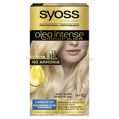 Syoss Oleo Krem Koloryzujący Jasny Blond 9-10