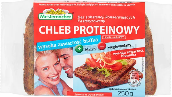 Mestemacher Chleb Proteinowy 250 G
