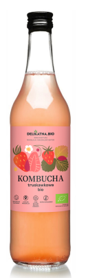 Kombucha Truskawkowa Bio 500 Ml - Delikatna [BIO]