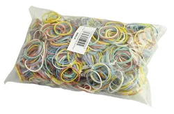 Gumki Recepturki Q-Connect, 250G, Średnica 25Mm, Mix Kolorów