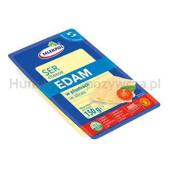 Mlekpol Ser Edam Plastry 150G