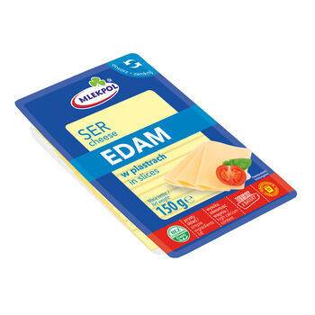 Mlekpol Ser Edam Plastry 150G