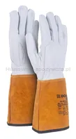 Rękawice spawalnicze DONAU SAFETY DS-KEV WELTIG, kevlar, skóra kozia, rozm. 10/XL, biało-złote - 7