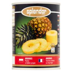 Ananas Plastry Splendor 565G