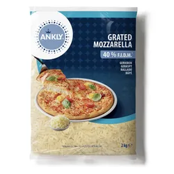 Ankly Ser Mozzarella 40% Wiórki 2Kg 