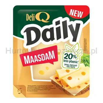 DELI Q DAILY Holenderski Maasdam plastry 100g