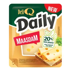 DELI Q DAILY Holenderski Maasdam plastry 100g