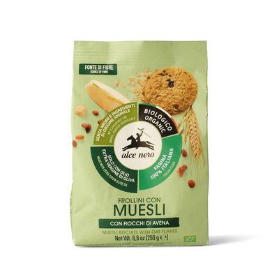 Ciastka Musli Bio 250 G - Alce Nero [BIO]