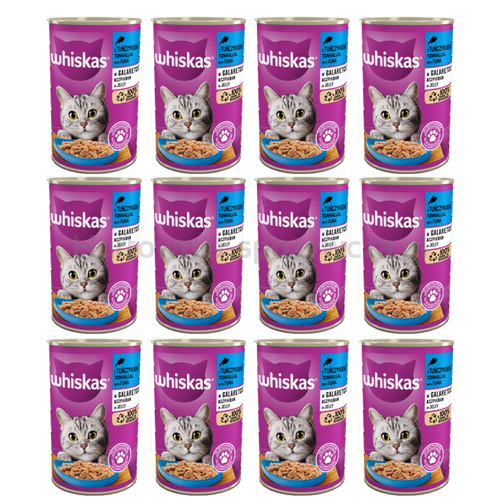 Whiskas W galaretce z tuńczykiem 400 g x 12 sztuk