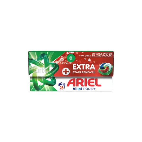 Ariel Allin1 Pods Dodatkowa Moc Usuwania Plam, Kapsułki Do Prania, 26 Prań (26 X 24,5 G)