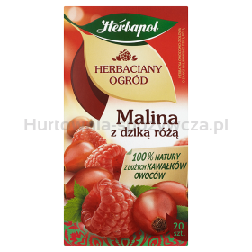 Herbapol Herbaciany Ogród herbatka owocowa malina z dziką różą 20Torebek