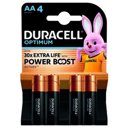 Bat.Aa 4 Szt Optimum Duracell
