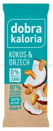 Baton Owocowy Kokos & Orzech 35 G