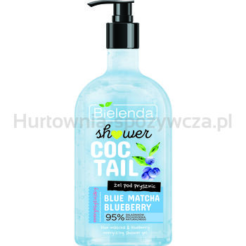 Bielenda Shower Coctail Energetyzujący Żel Pod Prysznic Blue Matcha + Blueberry 400 Ml