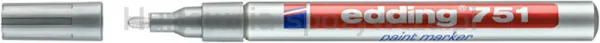 Edding Marker olejowy e-751 1-2 mm, srebrny 