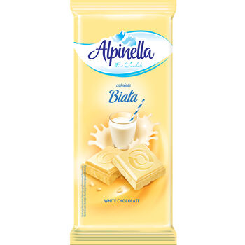 Alpinella Czekolada Biała 90G