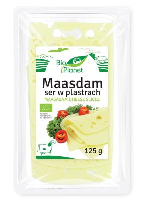 Ser Maasdam W Plastrach Bio 125 G - Bio Planet [BIO]