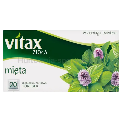 Vitax Herbata Zioła Mięta 20 Torebek X 1,5G