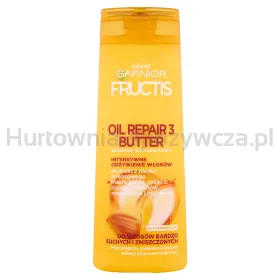 Fructis Oil Repair 3 Butter Szampon Wzmacniający Do Włosów Bardzo Suchych I Zniszczonych 400 Ml