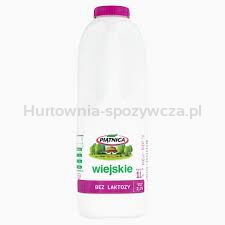 Piątnica Mleko Wiejskie bez Laktozy 2% 1l