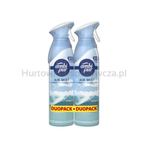 Ambi Pur Odświeżacz Powietrza W Sprayu Ocean Mist  2 x 185 ml
