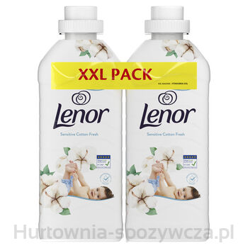 Lenor Sensitive Cotton Fresh Płyn Zmiękczający Do Płukania Tkanin Xxl Pack 2X810 Ml