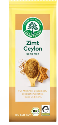 Cynamon Cejloński Mielony Bio 50 G - Lebensbaum [BIO]