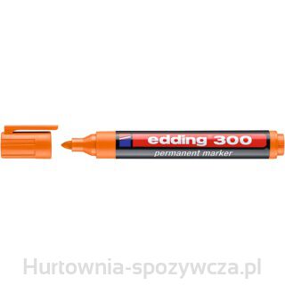 Marker Permanentny E-300 Edding, 1,5-3Mm, Pomarańczowy
