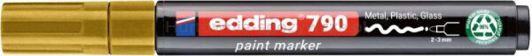 Marker olejowy e-790 EDDING, PCR, złoty - 2