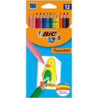 Bic kredki Kids Tropicolors ołówkowe opakowanie 12 sztuk