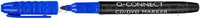 Marker do płyt CD/DVD Q-CONNECT, 1mm (linia), zawieszka, niebieski - 2