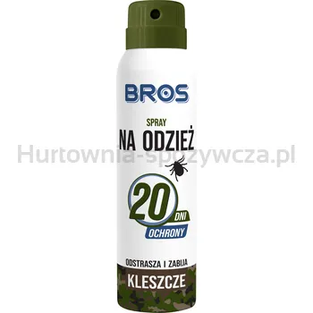 Bros - spray na odzież - odstrasza i zabija kleszcze 90ml
