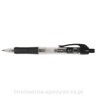 Długopis Automatyczny Q-Connect 1,0Mm, Czarny