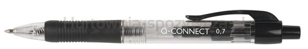 Q-Connect Długopis automatyczny 0,7mm, czarny 