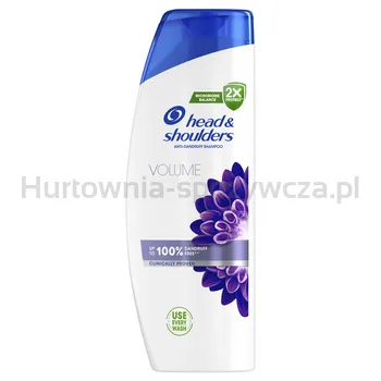 Head & Shoulders Szampon Przeciwłupieżowy Volume usuwa do 100% łupieżu 400 ml