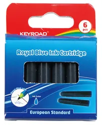 Naboje Do Piór Keyroad, 6 Szt., Zawieszka, Niebieski