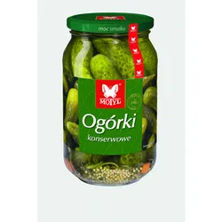 Motyl Ogórki Konserwowe 860G (900Ml)