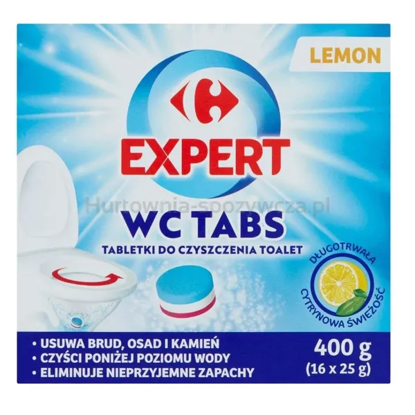 Expert Tabletki Do Czyszczenia Toalet Lemon 400 G (16 X 25 G)<br>(Data 23.02.2026)