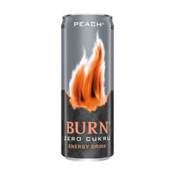 Burn Energy Drink Peach Zero Cukru 250 Ml Puszka